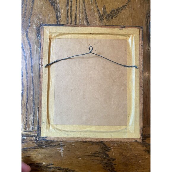 Vintage Framed Great Horned Owl Print By Gene Gray 1989 - Picture 5 of 7